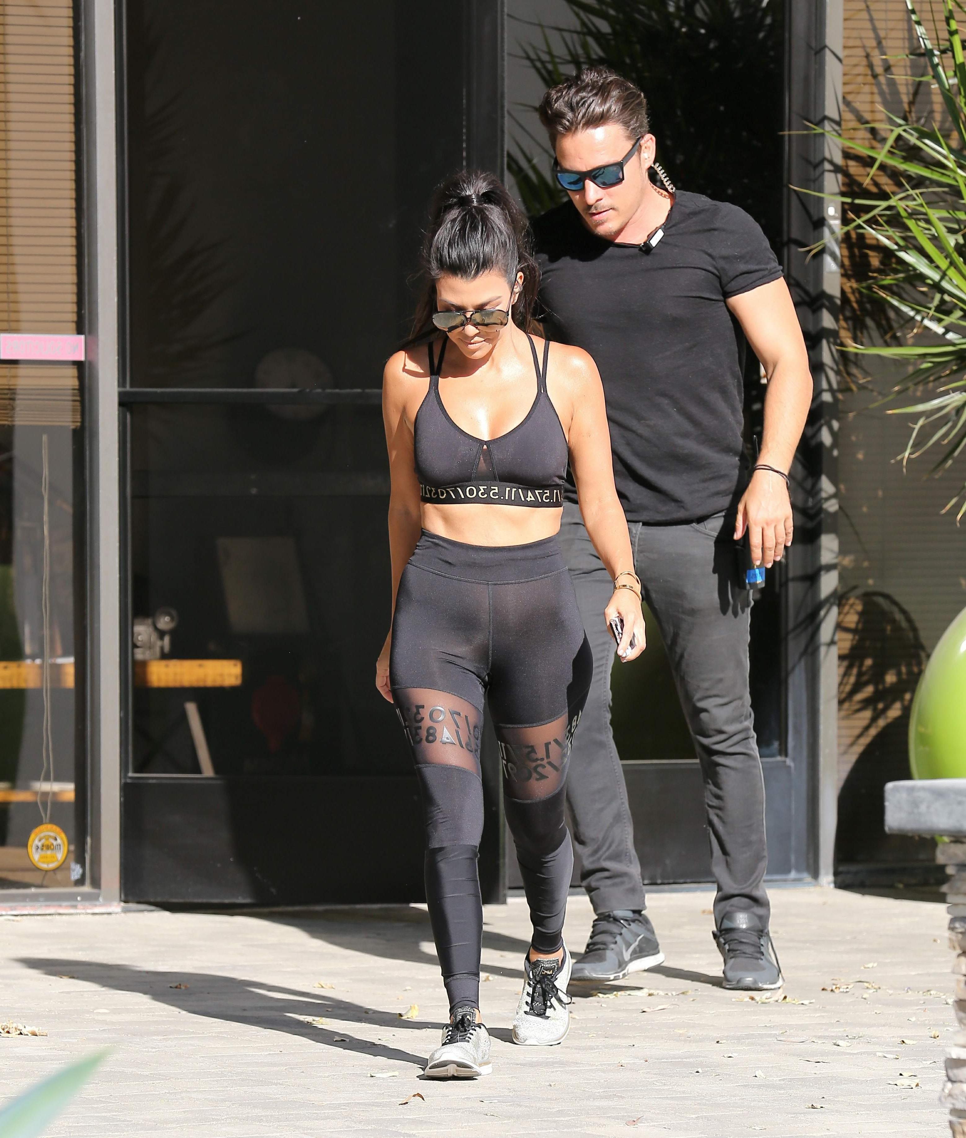7P See-Through Photos of Kourtney Kardashian