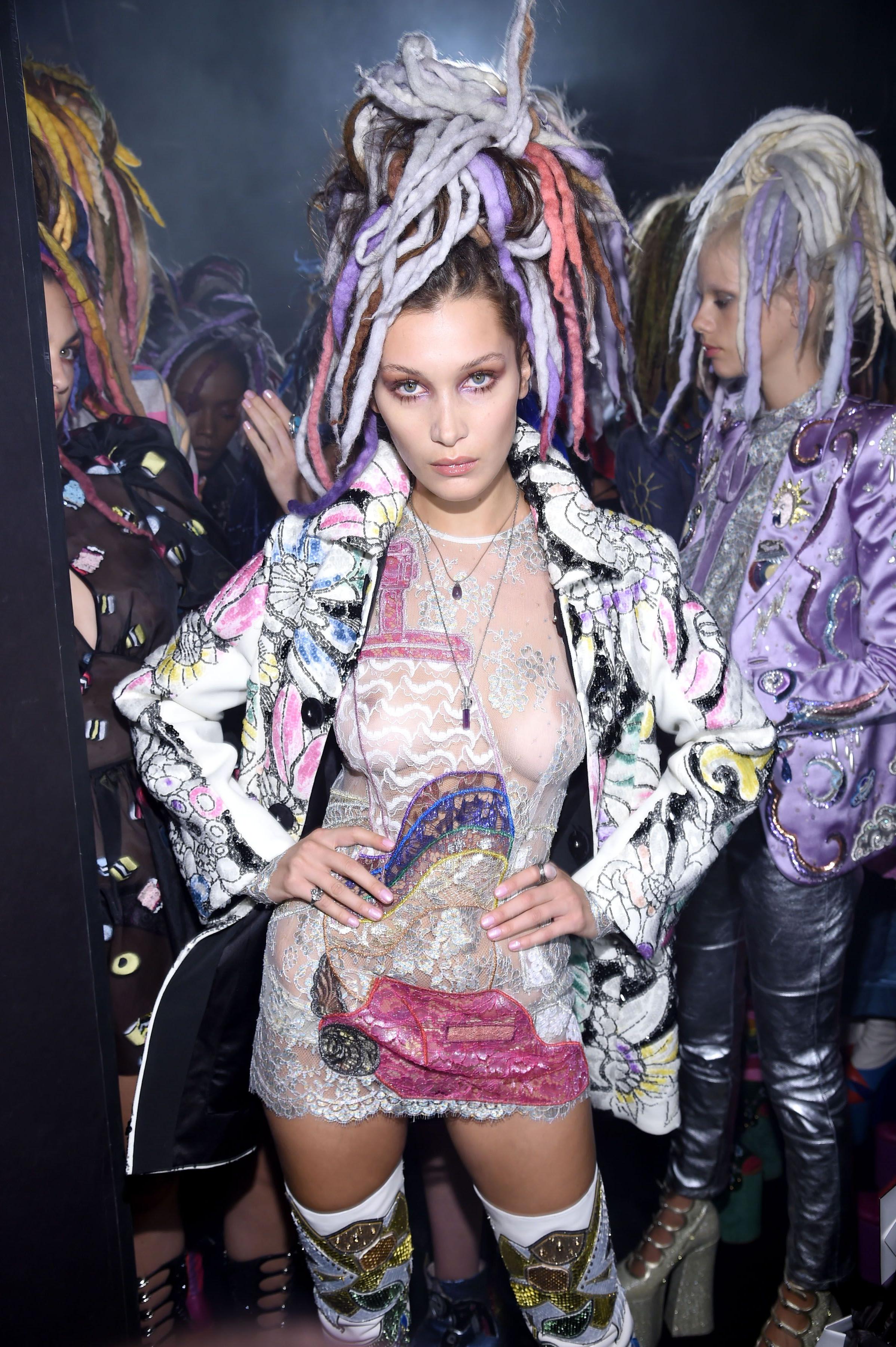 5P See-Through Photos of Bella Hadid