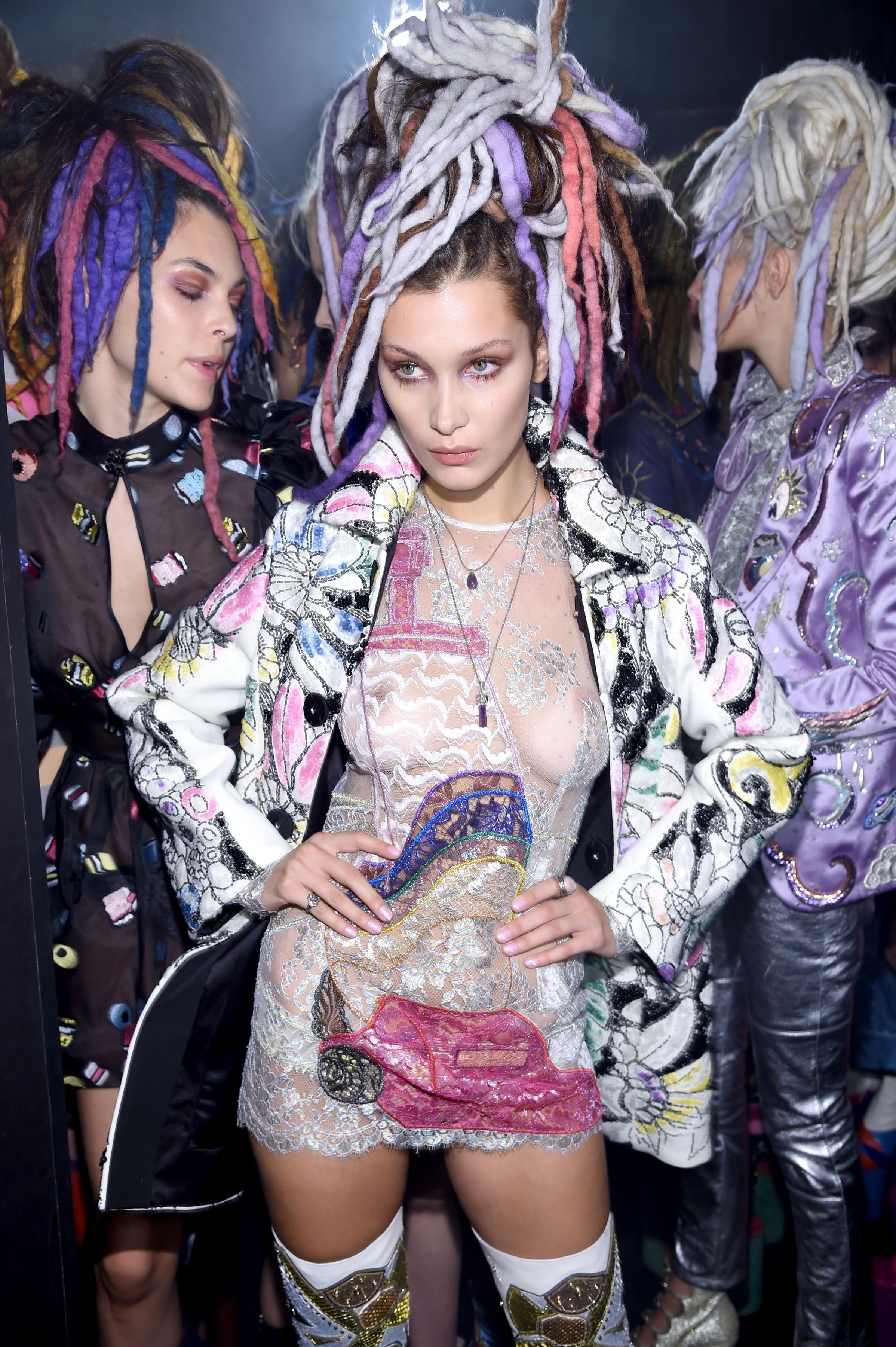 5P See-Through Photos of Bella Hadid