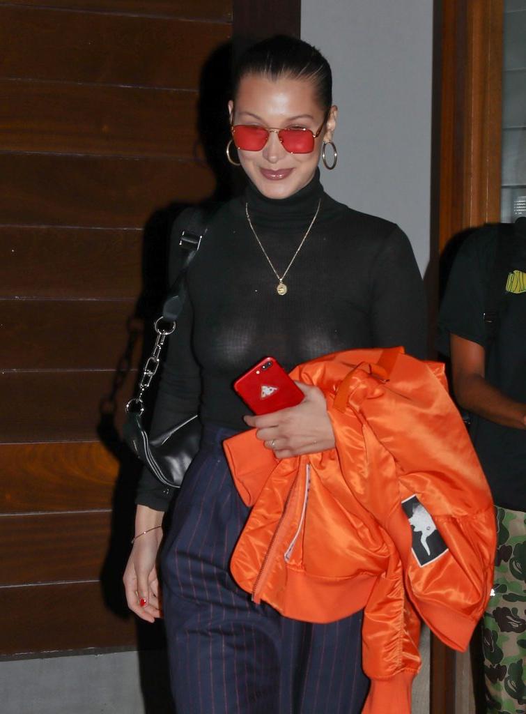 10P Bella Hadid See-Through