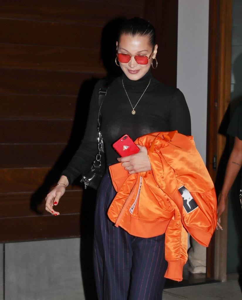 10P Bella Hadid See-Through
