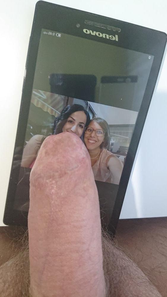 19P Cock tribute, nice girl and dick, girl and hard dick, precum