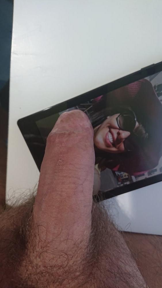 19P Cock tribute, nice girl and dick, girl and hard dick, precum