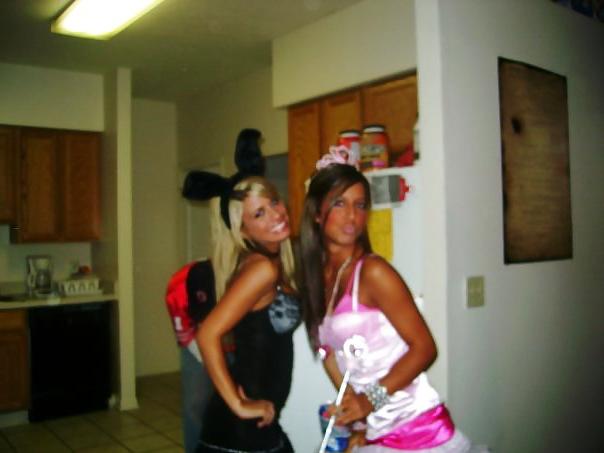 19P Halloween lingerie special hot teens at party