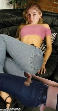 25P Rosamund Pike faked strap on with the Mrs