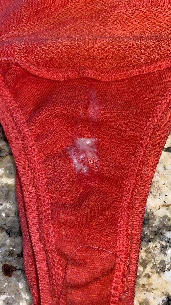 6P Creamy panties after hard workout