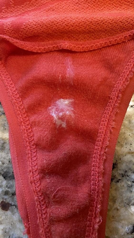 6P Creamy panties after hard workout