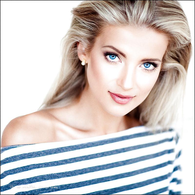 25P Blonde hair blue eyes compilation