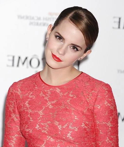 9P Emma Watson durchsichtiger Nipslip