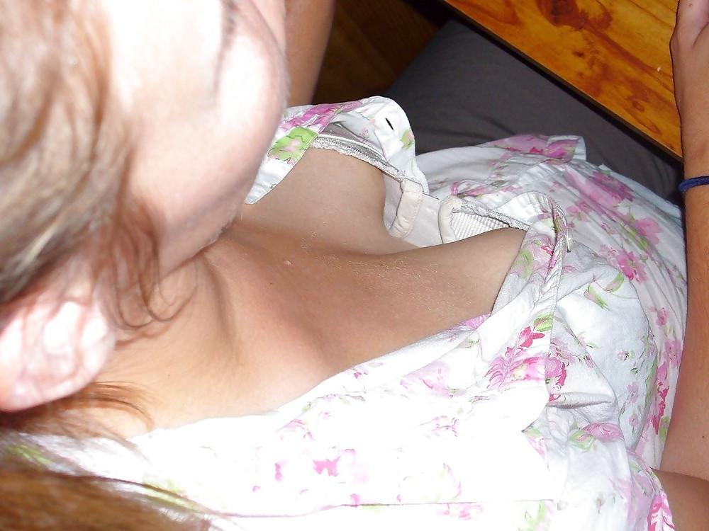 25P DOWNBLOUSE...OOPS MY NIPPLES V