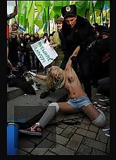 18P FEMEN - cool girls protest by public nudity - Part 2
