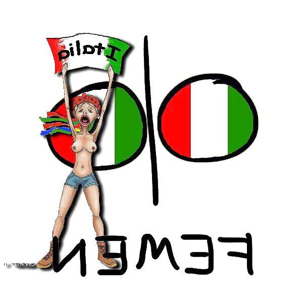 18P FEMEN - cool girls protest by public nudity - Part 2