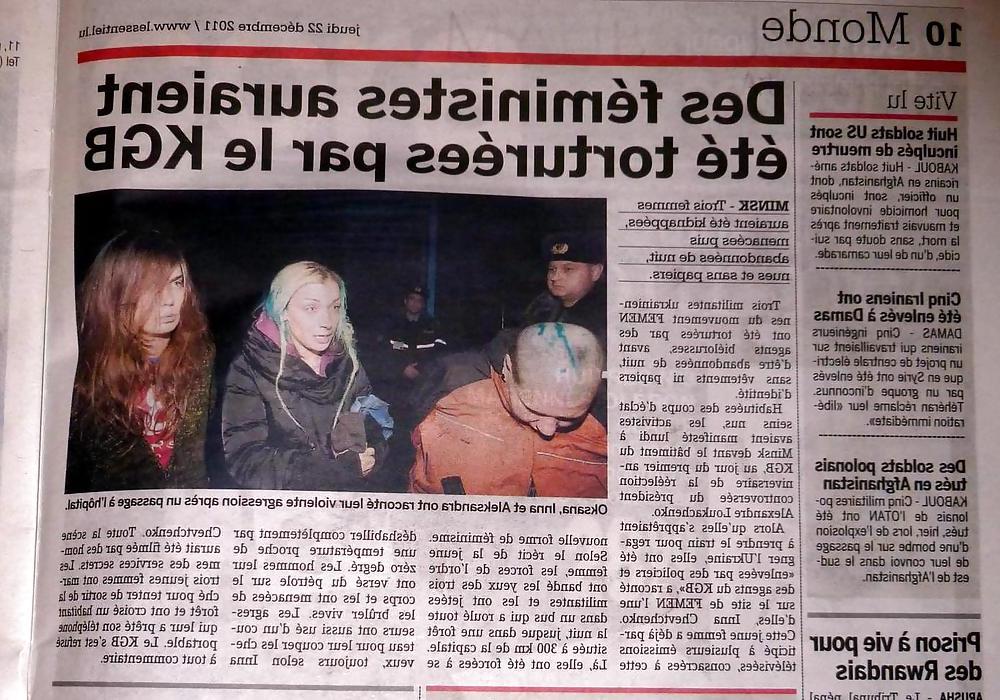 18P FEMEN - cool girls protest by public nudity - Part 2