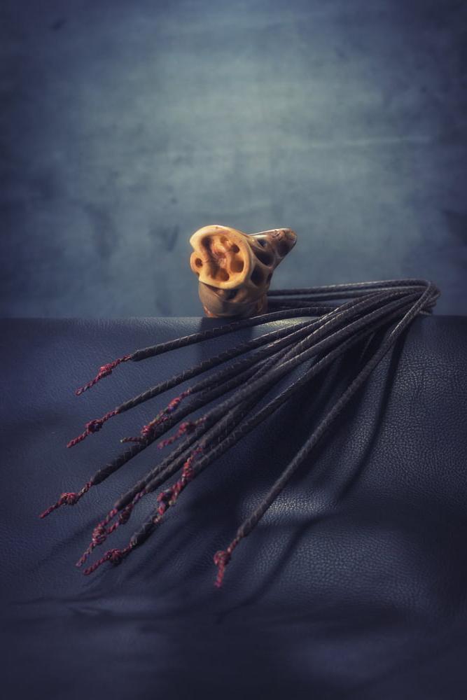 23P Tiger eye flogger