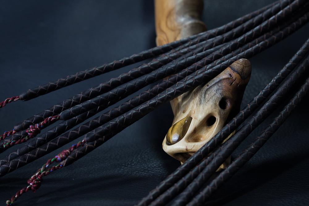 23P Tiger eye flogger
