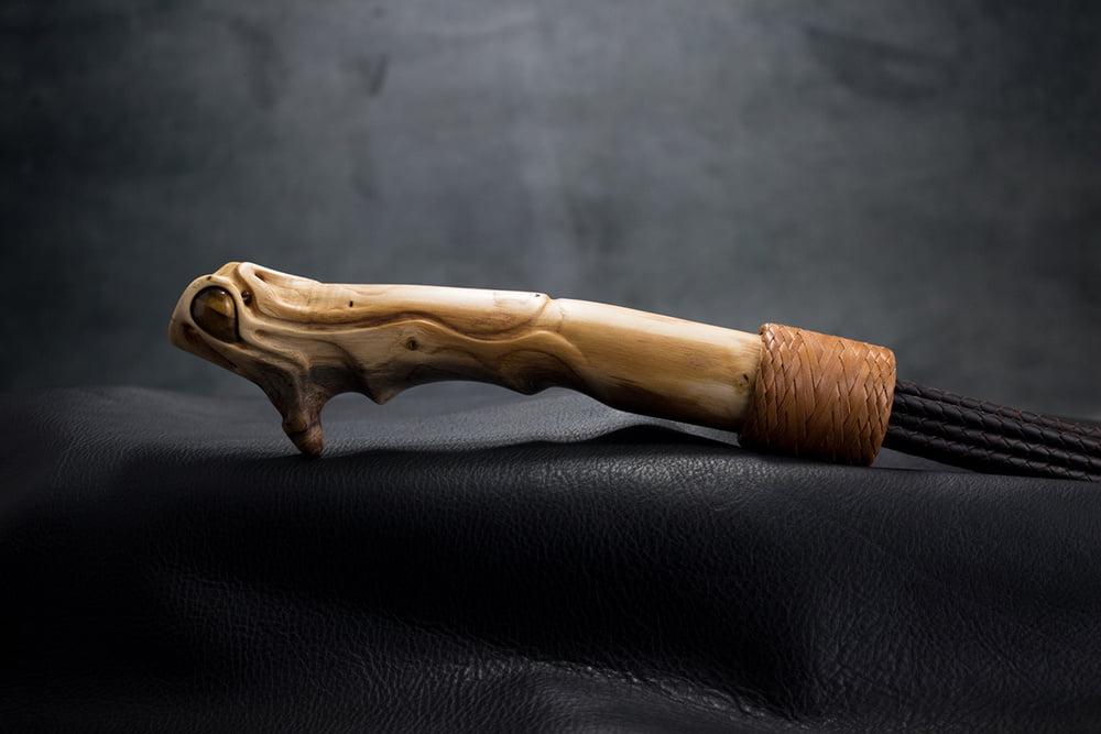 23P Tiger eye flogger
