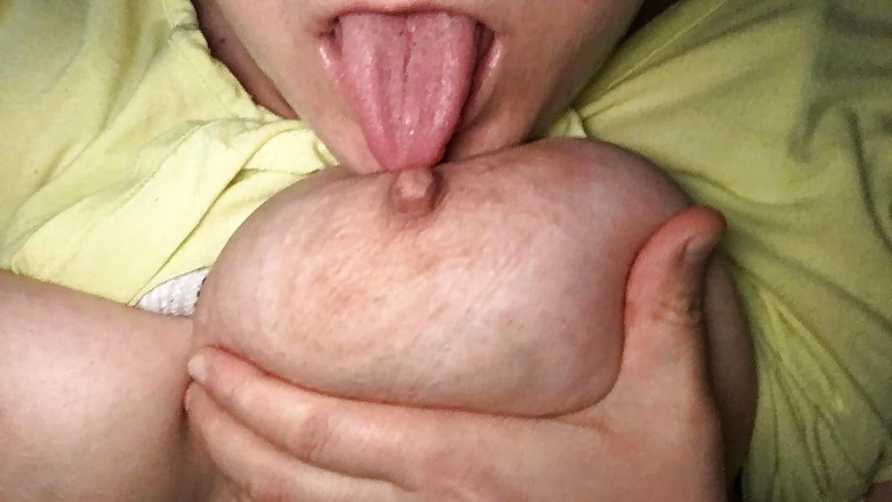 6P Sucking bitting on my hard nipples