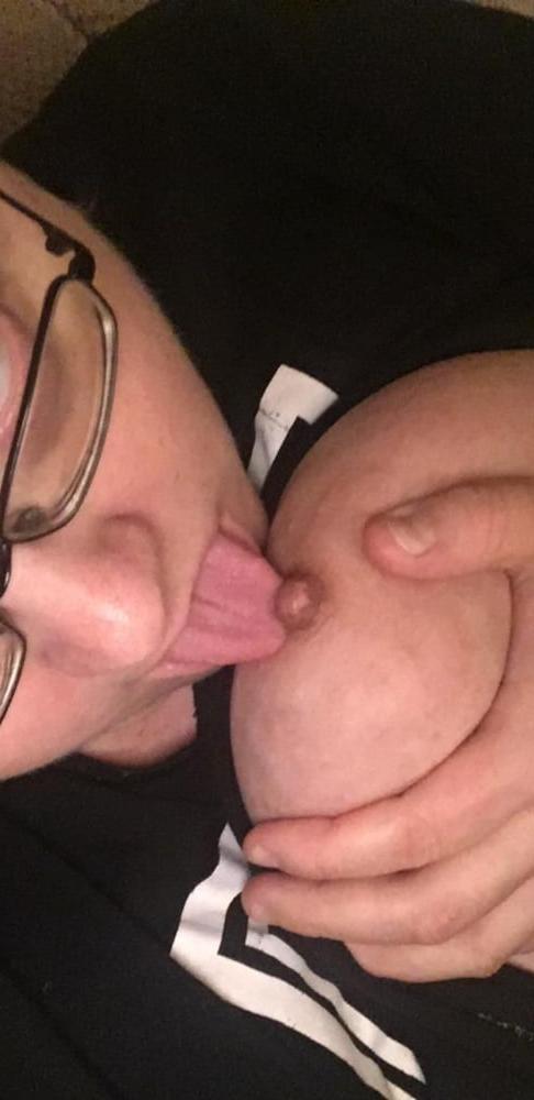 6P Sucking bitting on my hard nipples