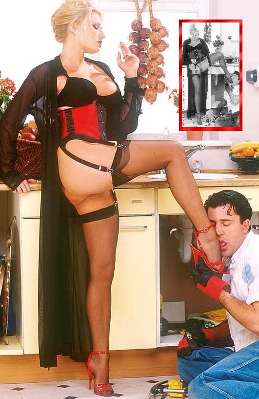 19P Leg Show Magazine - Guy Fucks Blonde in Corset &amp; FF Stocking