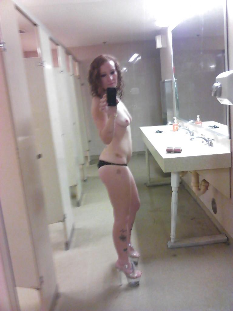 18P Nice self shot redhead