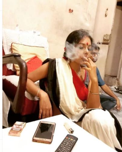 25P Desi smkr in Sari, Princess Leah