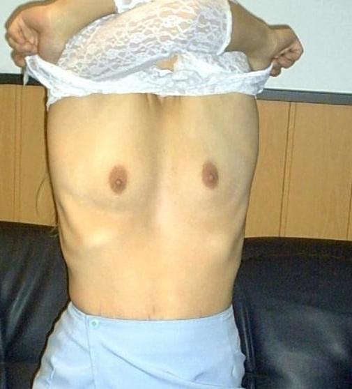 25P sexy flat chested women