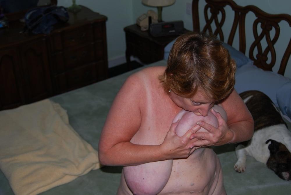25P Gran's Boob Lick and Fondle