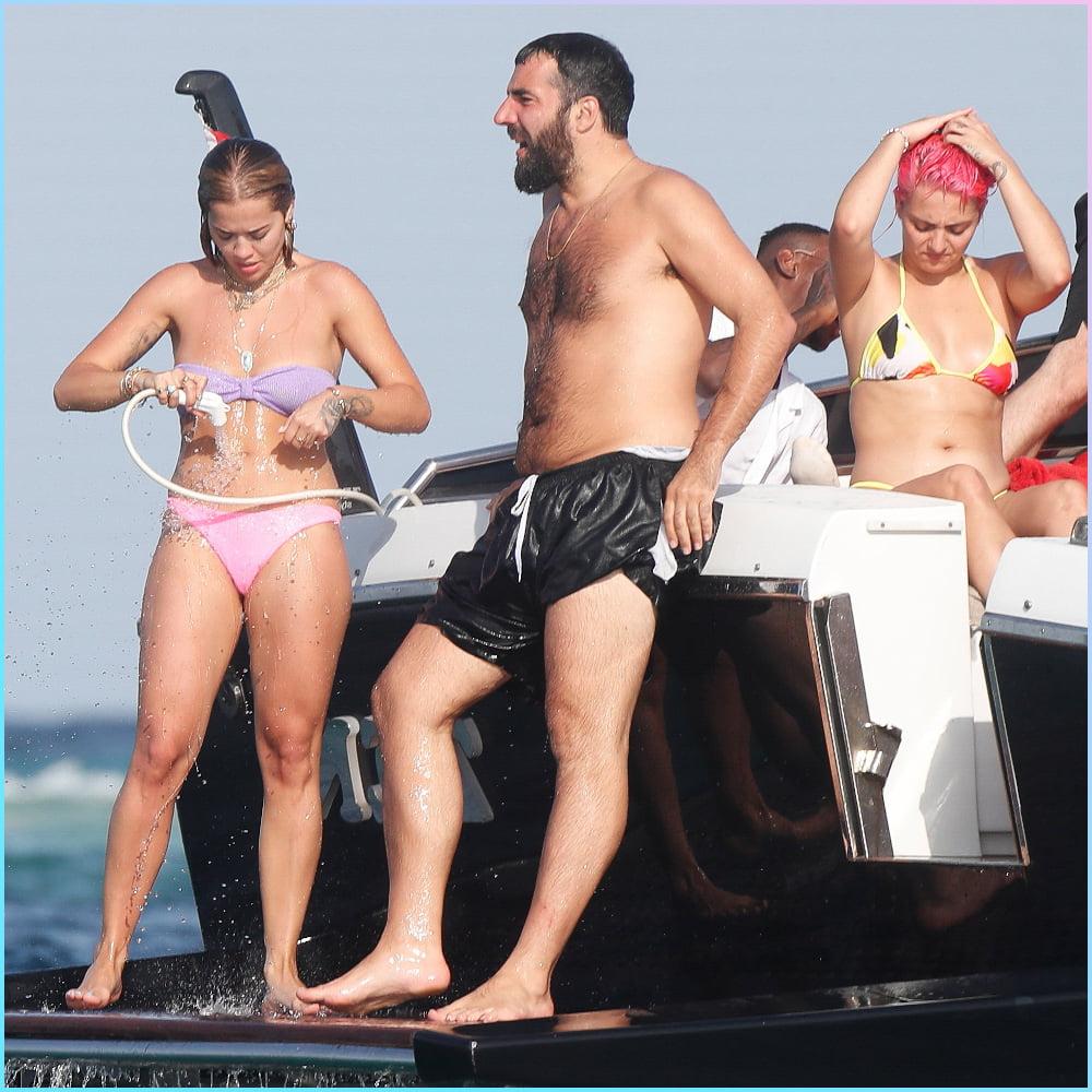 25P Rita Ora Oops Topless Bikini 07-29-2020
