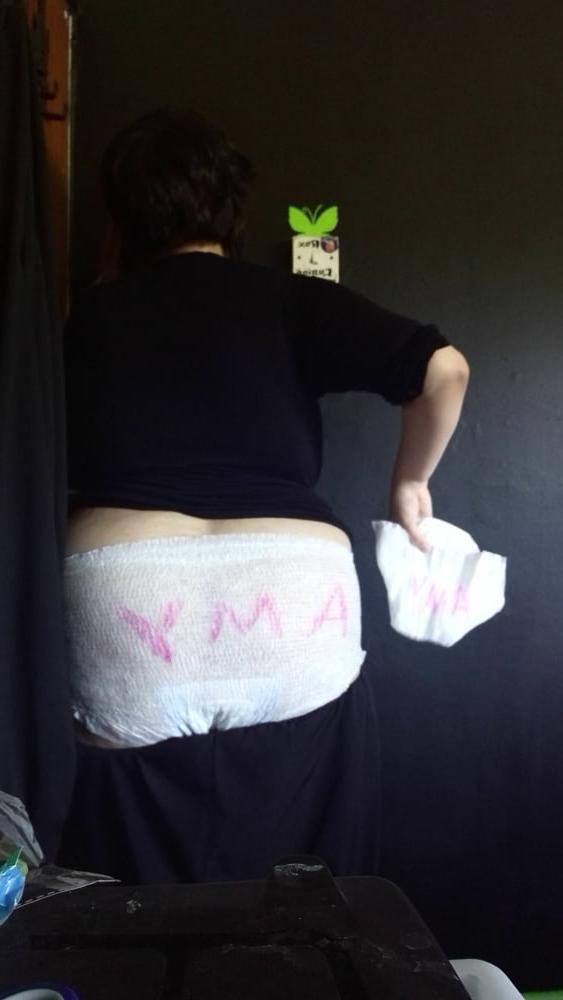 16P Diaper slut amy