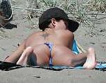 6P Ass on the beach
