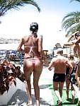 6P Ass on the beach