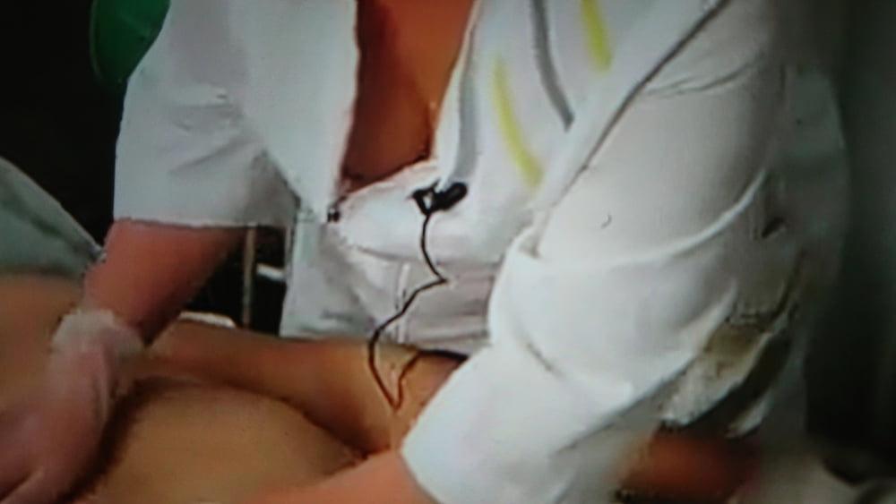 6P Downblouse at massage