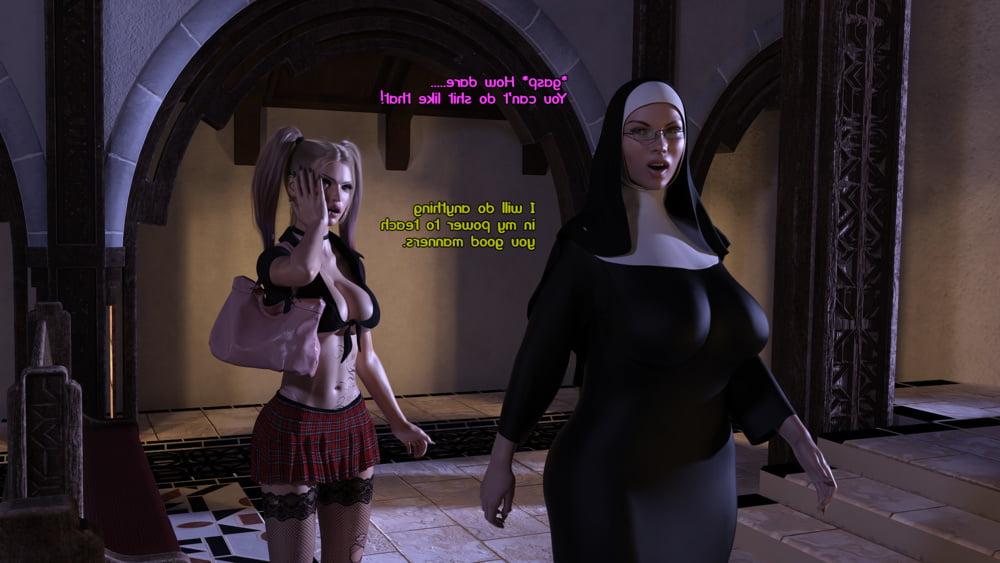 25P 3D Futanari Good manners Comic