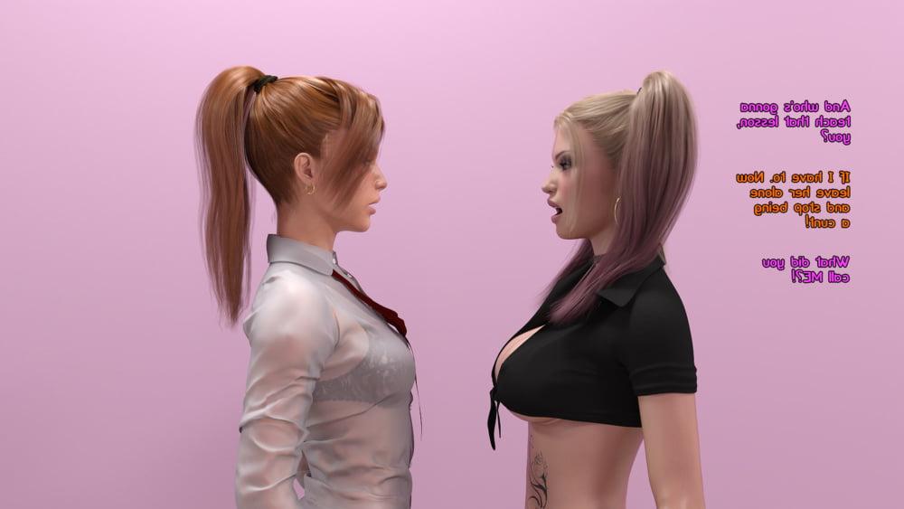 25P 3D Futanari Good manners Comic