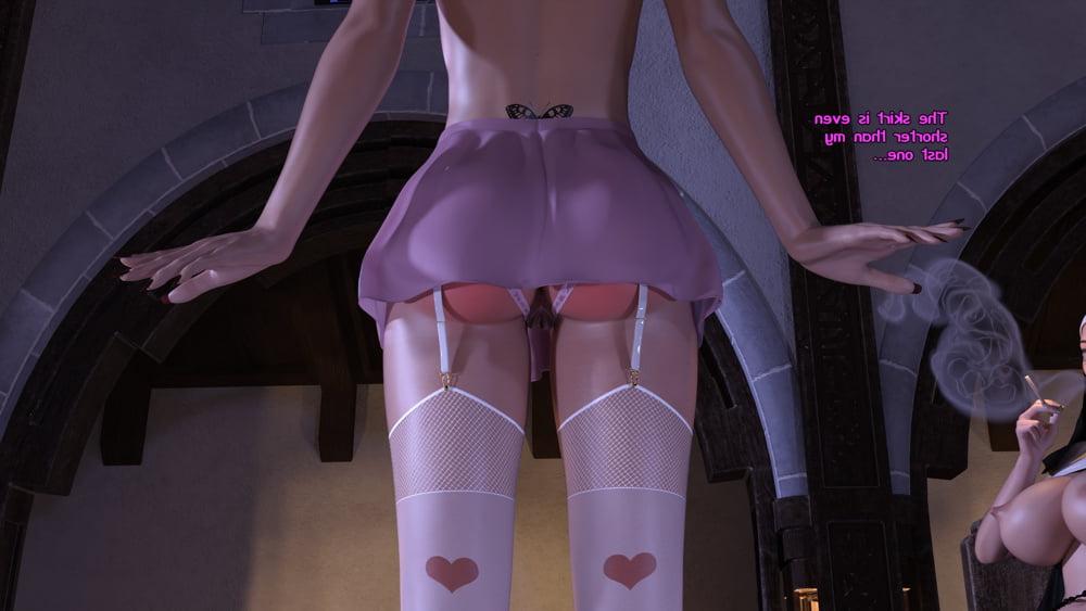 25P 3D Futanari Good manners Comic