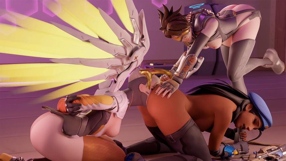 25P Hot milf Ana Amari (Overwatch)