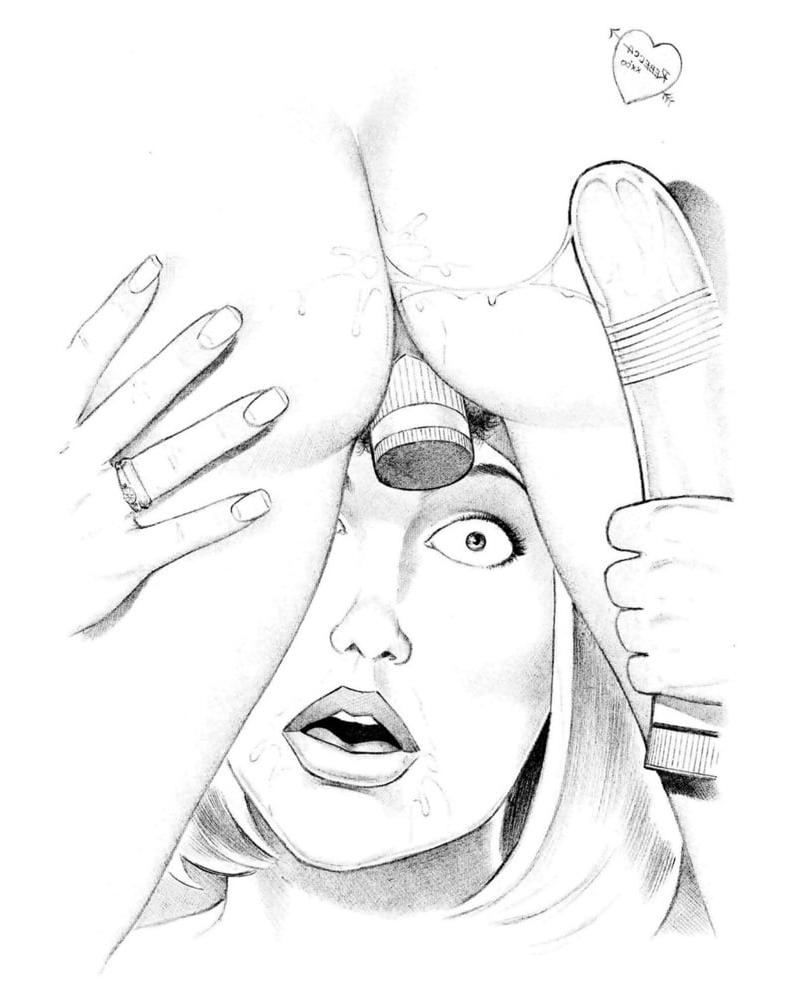 25P Drawings Housewives in action