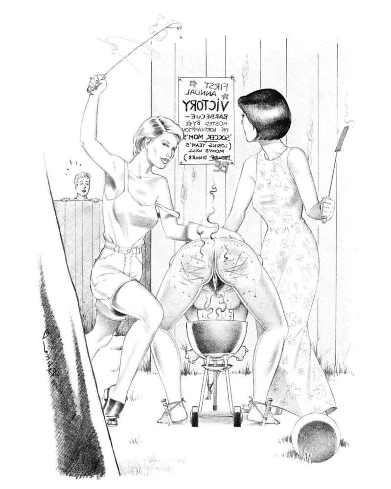 25P Drawings Housewives in action