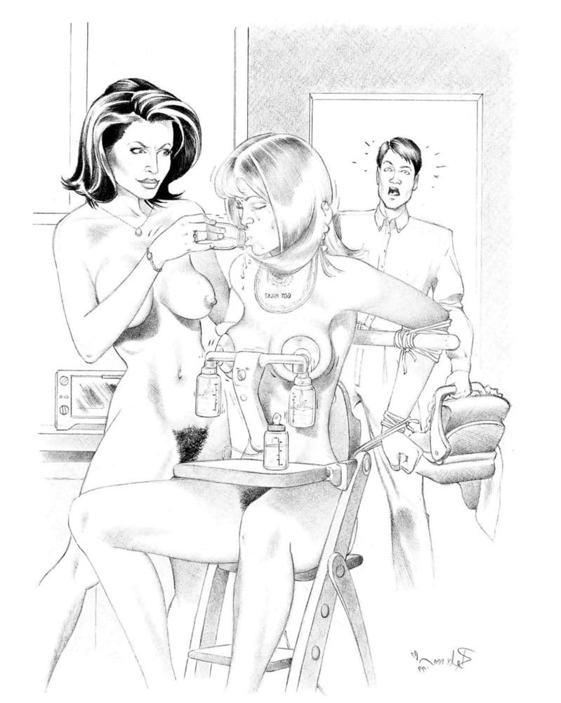 25P Drawings Housewives in action
