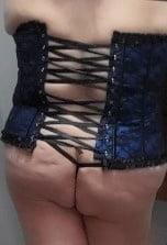 9P Blue Corset