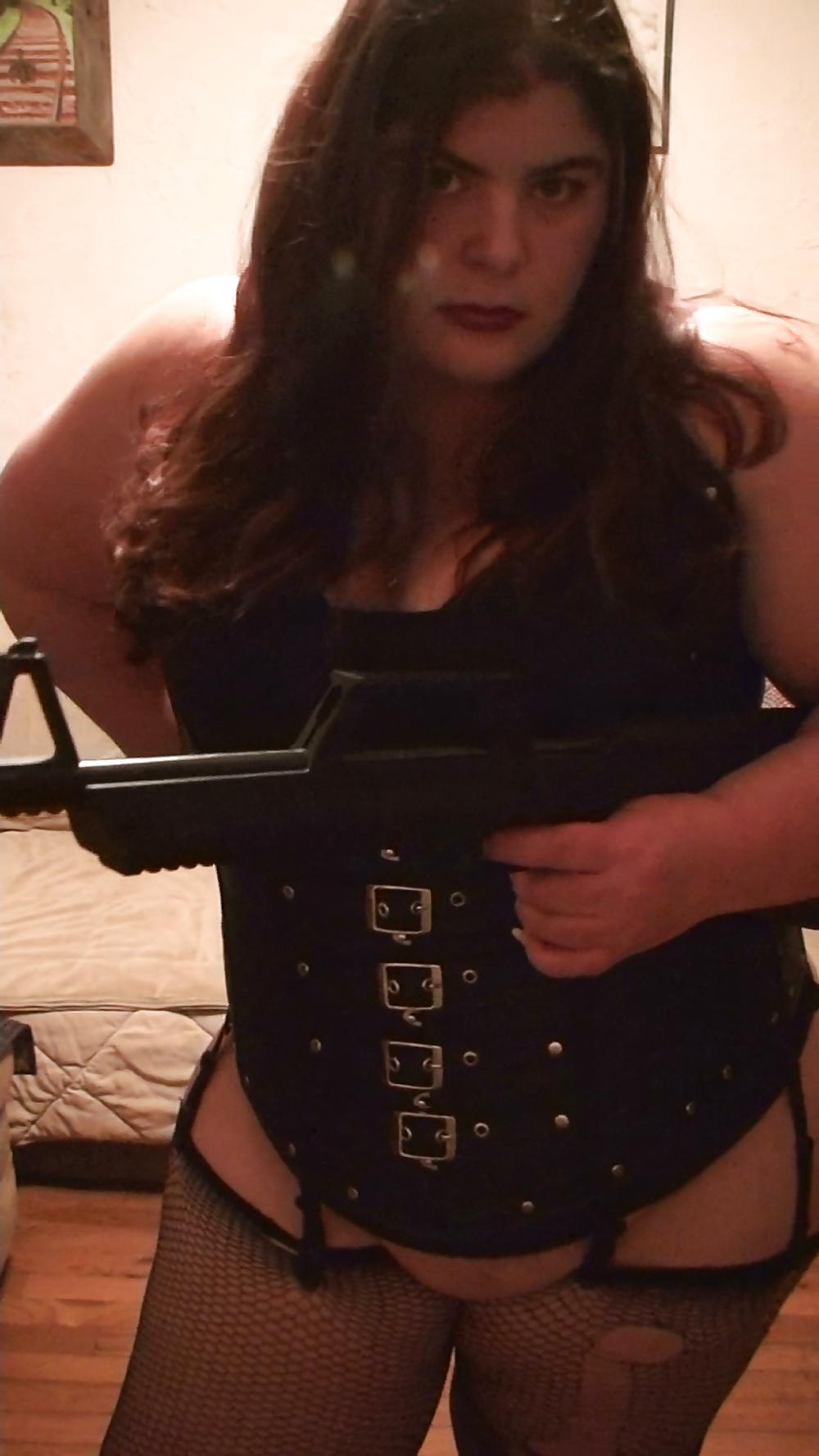 23P Leather Corset