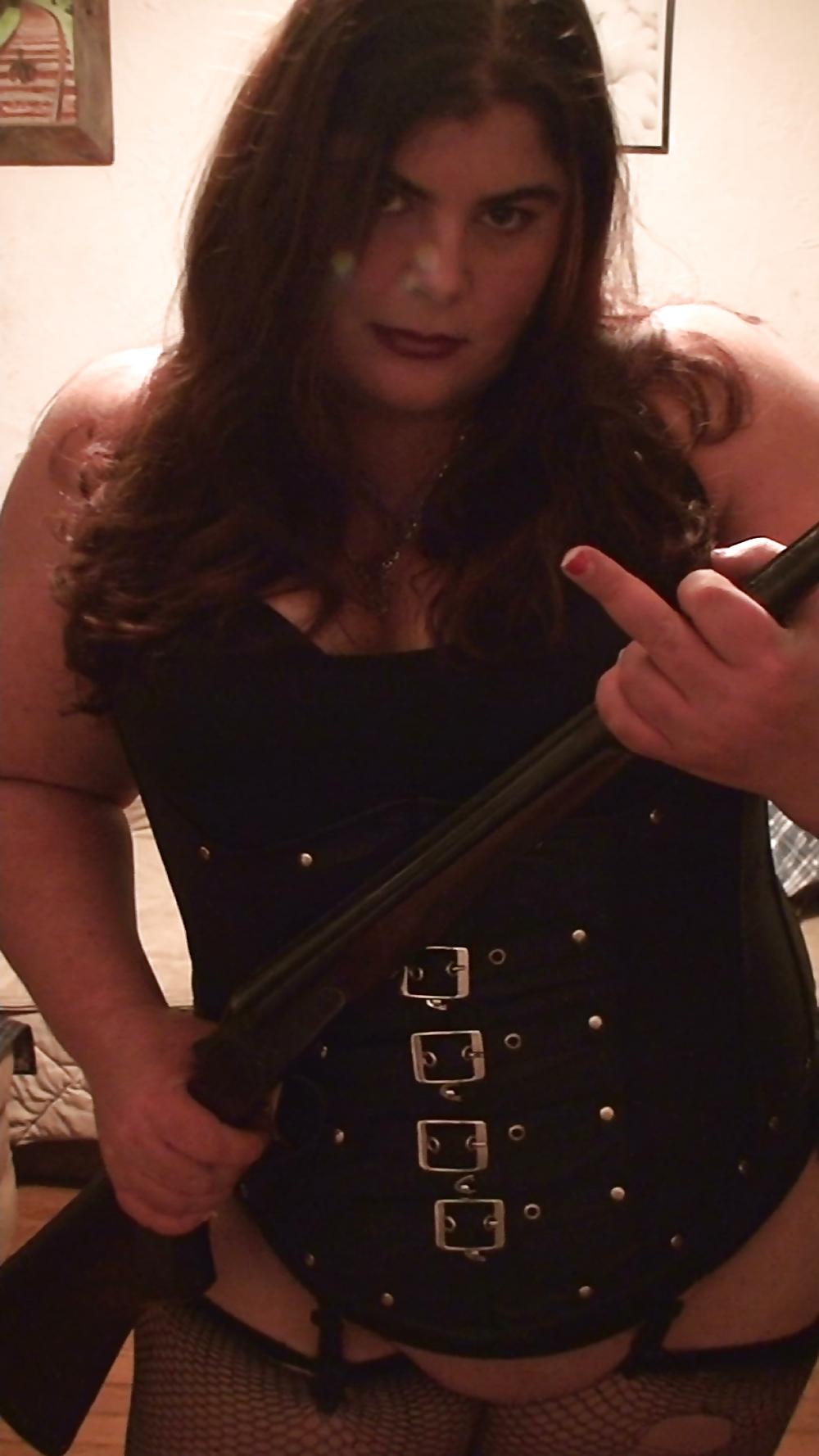 23P Leather Corset
