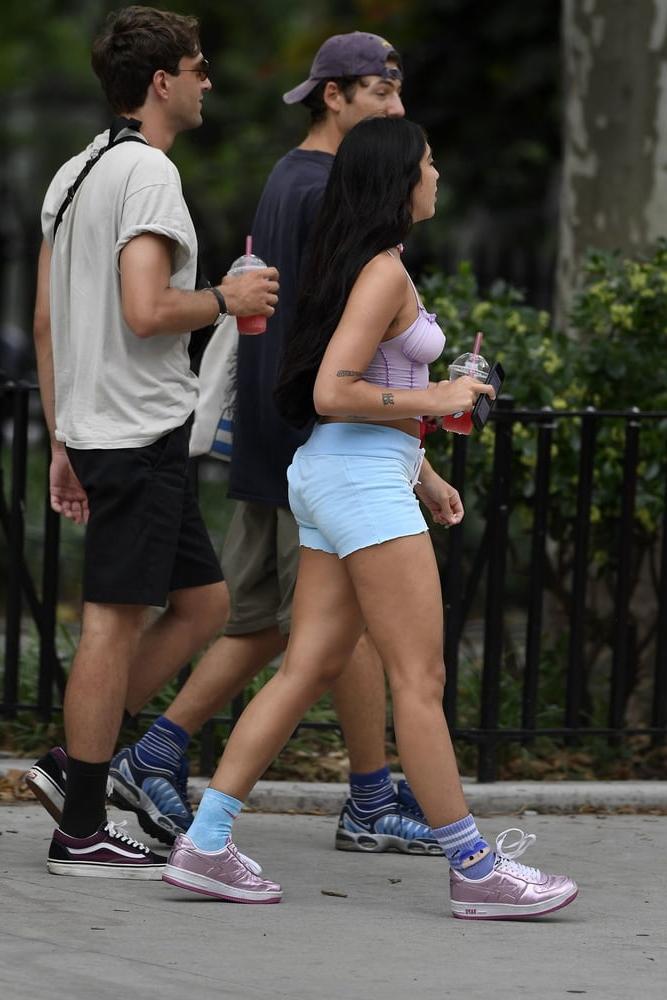 18P Lourdes Leon hard nipples, hairy under arms
