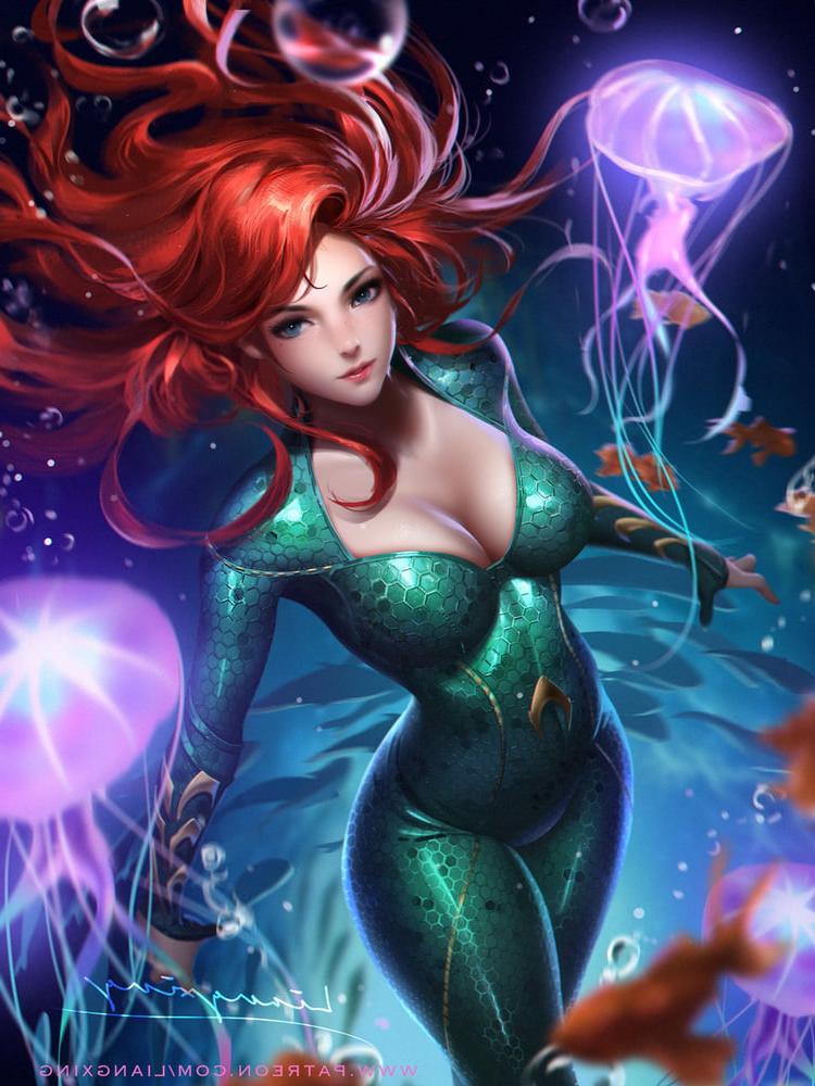 7P Comic Book Vixens vol 3 - Mera