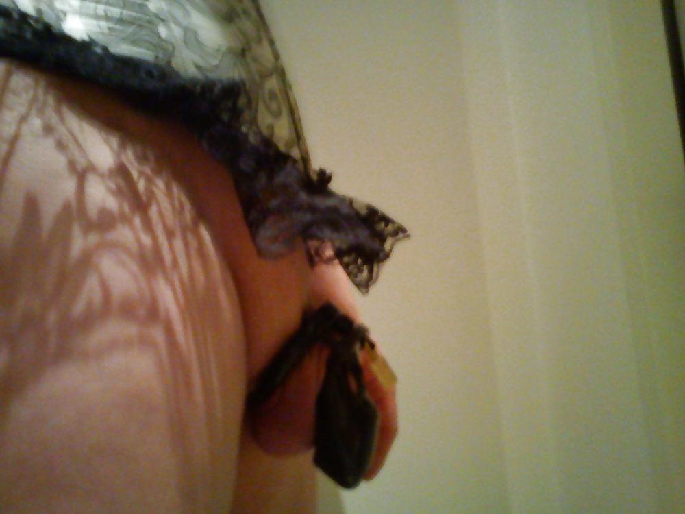 4P Chastity cb 3000 and corset for the night