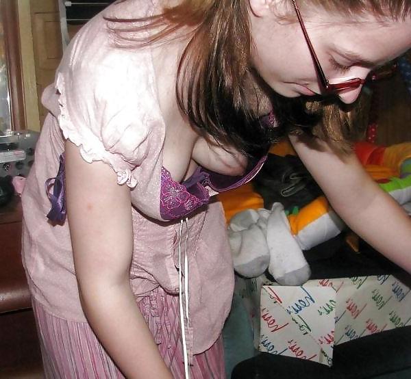 20P Downblouse and Nipple Slip 2