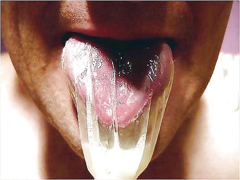 19P NOTHING LIKE A CONDOM FILLED WITH CUM