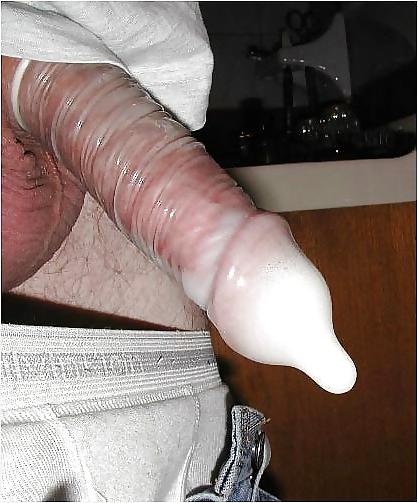19P NOTHING LIKE A CONDOM FILLED WITH CUM