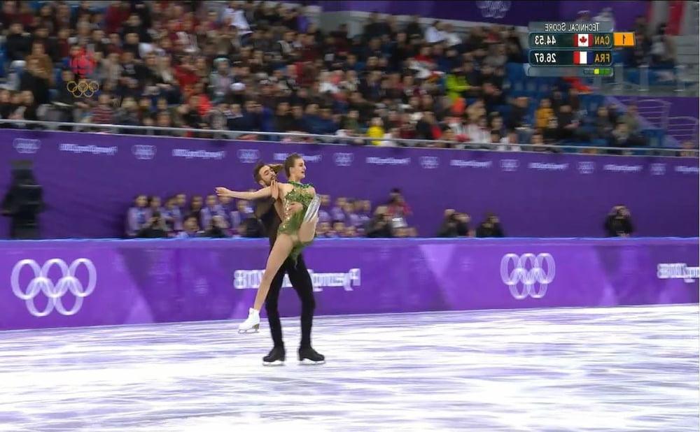 25P Gabriella Papadakis oops Olympiques Games feb 2018