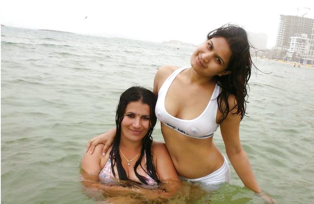 15P Hot sexy Indian desi MILF tits with sister (108)